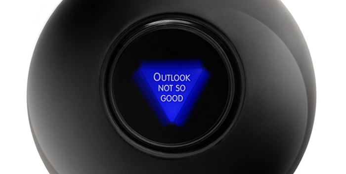 Image result for magic eight ball outlook not so good